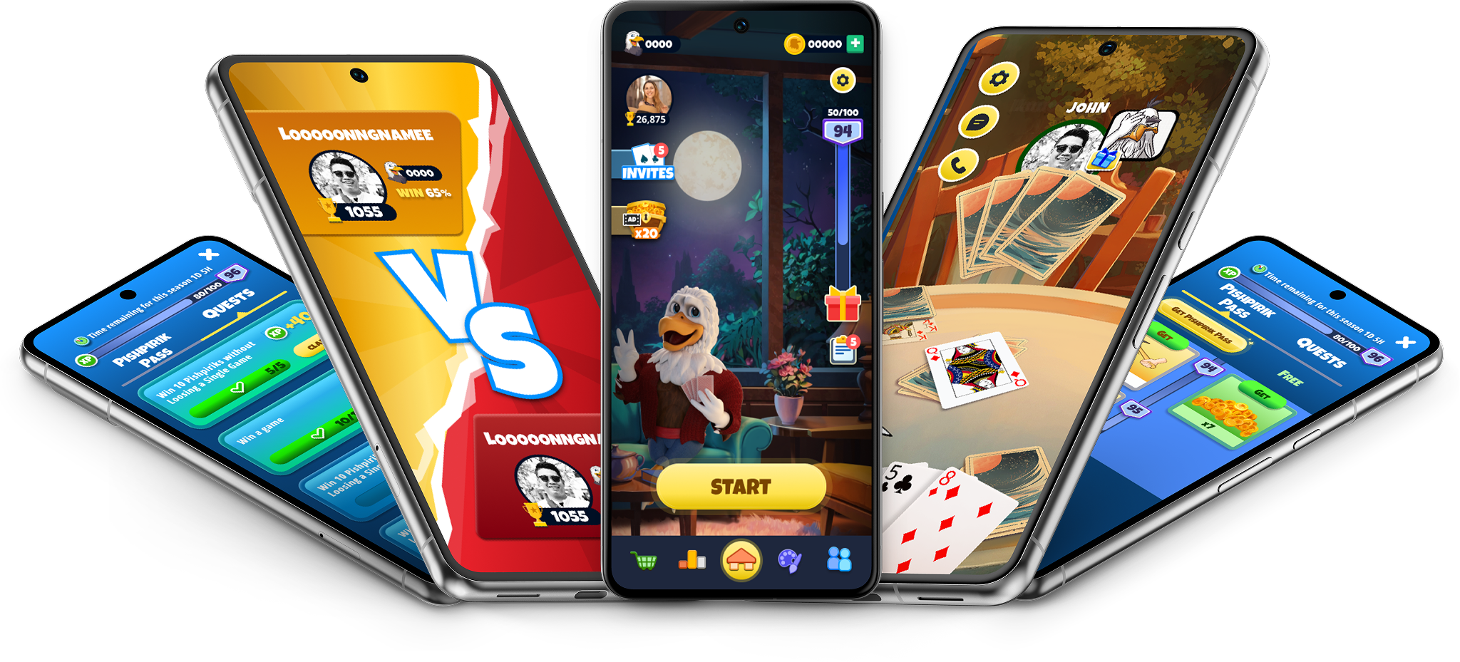 Pishpirik Game mobile app design