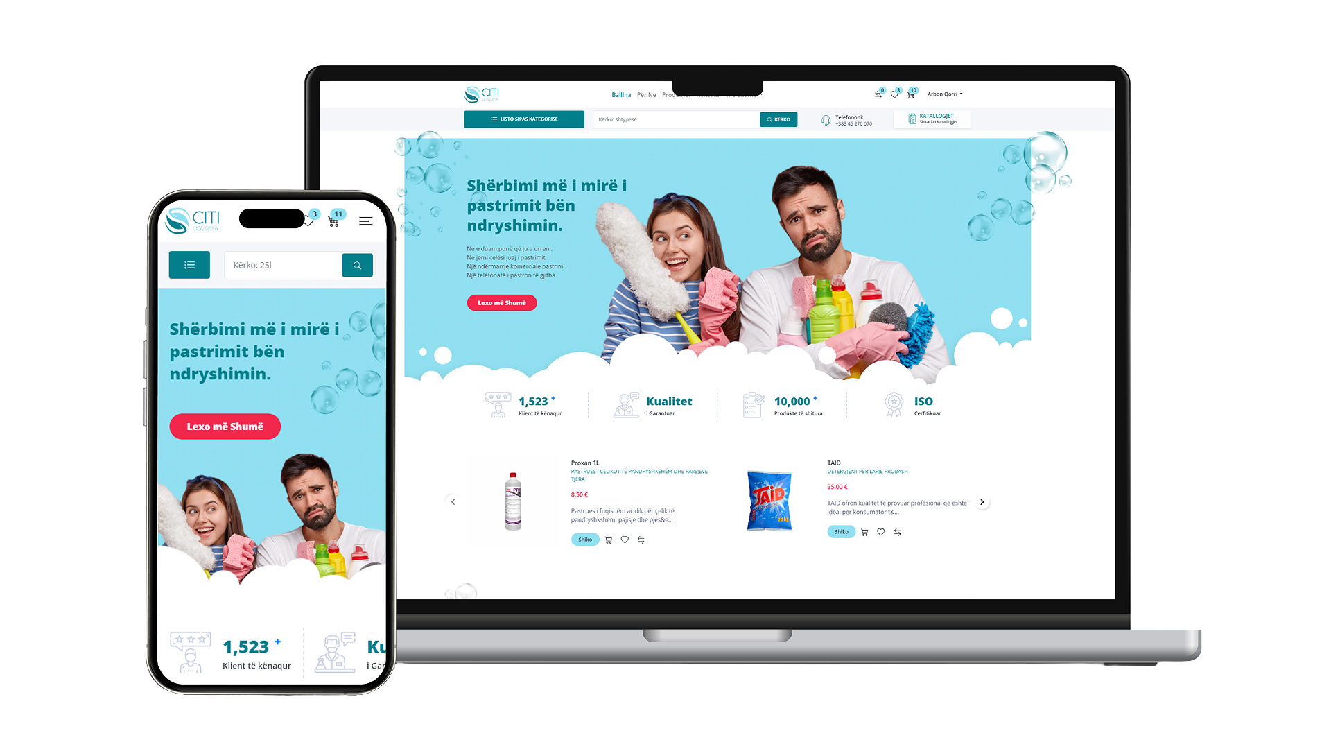 Citi Company responsive website design